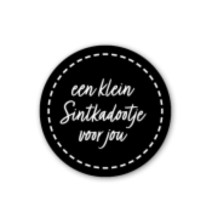 Sticker Een klein Sintkadootje voor jou 15 stuks