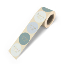 Stickermix Thank you mint 12 stuks