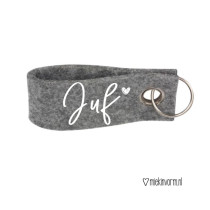 Sleutelhanger Juf