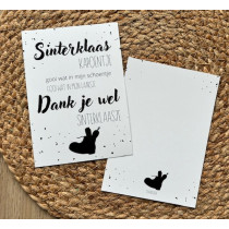 Kaart Sinterklaas kapoentje (ESVA)
