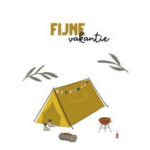 Kaart - Fijne vakantie tent (LV)