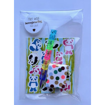 Kant en klare traktatie - Bere-gezellig met stickers + stapelpotlood