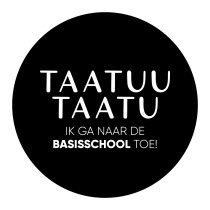 Traktatiesticker -  Taatuu Taatu ik ga naar de basisschool toe ! 4 stuks (LB)