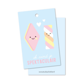 Kadolabel ik vind je spektaculair