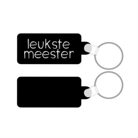 Sleutelhanger leukste meester (WA)
