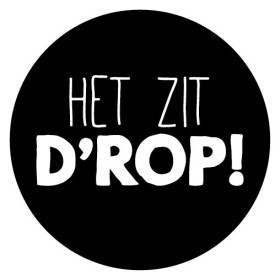 Sticker Het zit d'rop 4 stuks (LB)