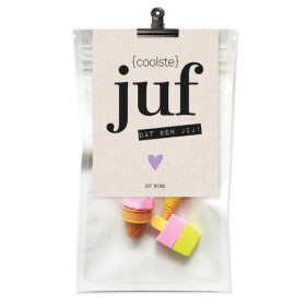 Kadosetje - Zakje gummen - Coolste juf dat ben jij