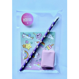 Kant en klare traktatie - Unicorn met stickers