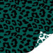 Kadopapier Cheetah wild green